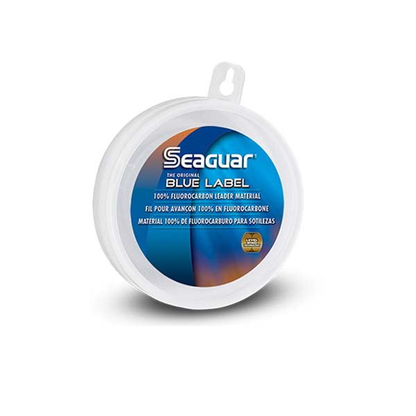 Seaguar Clear Blue Label Fluorocarbon Fishing Line - High Performance, Invisible Underwater - Perfect for Bass, Trout, and Saltwater Fishing