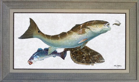 Steve Whitlock Game Fishing Art - Stunning Marine Wildlife Paintings for Home & Office Decor | Perfect for Anglers & Ocean Lovers