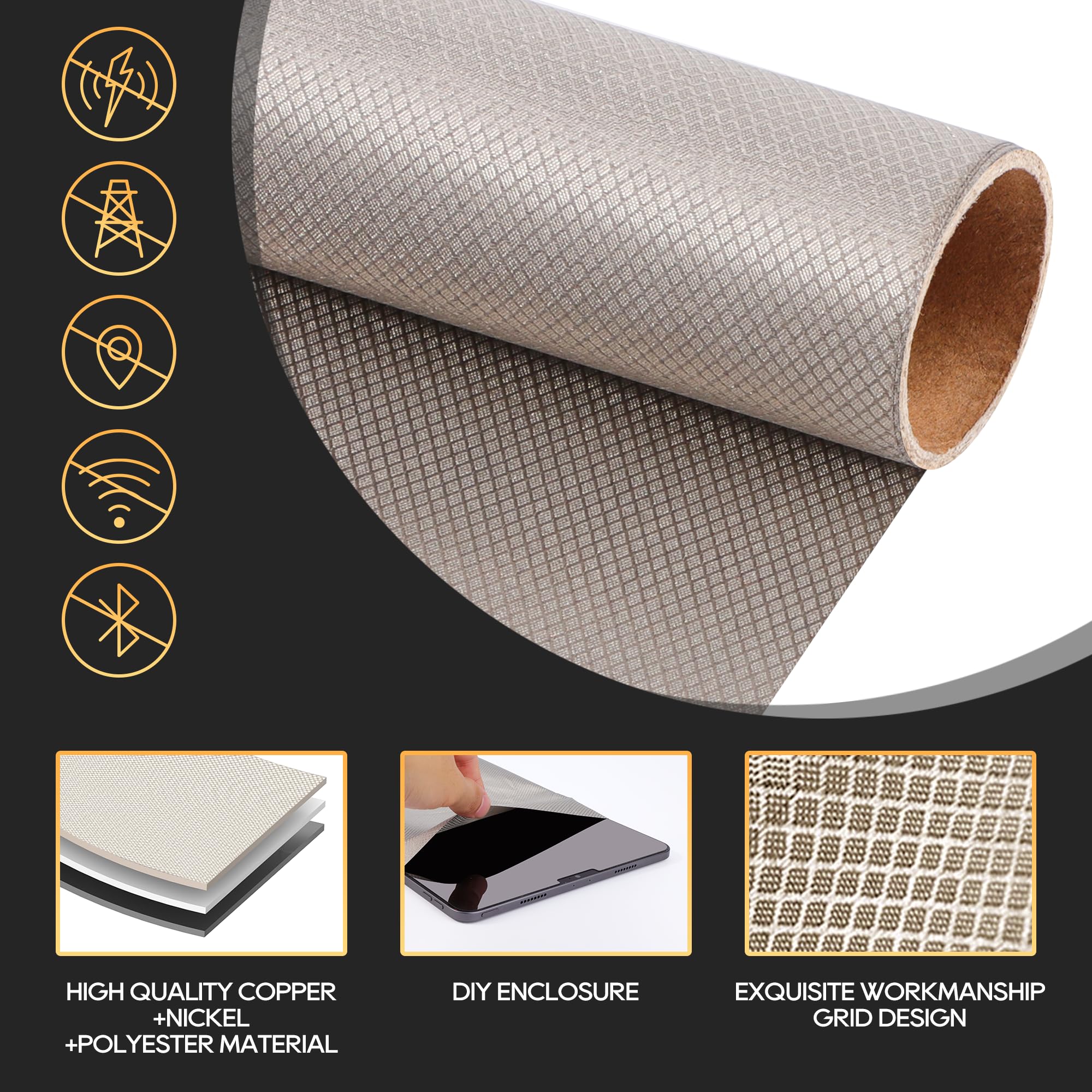 Military Grade Faraday Fabric 78