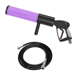 **CO2 Jet Machine Blaster - Handheld CO2 Cannon Smoke Machine with RGB LED Lights, Carbon Dioxide Gas Column Gun for Stage Effects, DJ, Club, Wedding & Halloween Parties - Perfect for Nightclubs, Concerts, and Themed Events**