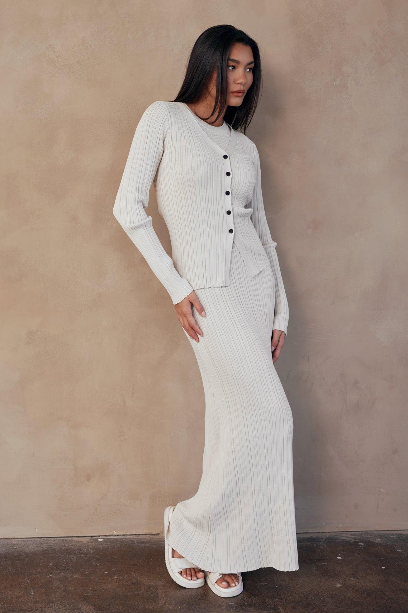 Ezra Short Sleeve Ribbed Knit Maxi Dress for Women - Stretchy Comfortable Summer Beach Dress, Perfect for Vacation, Date Night and Casual Outings