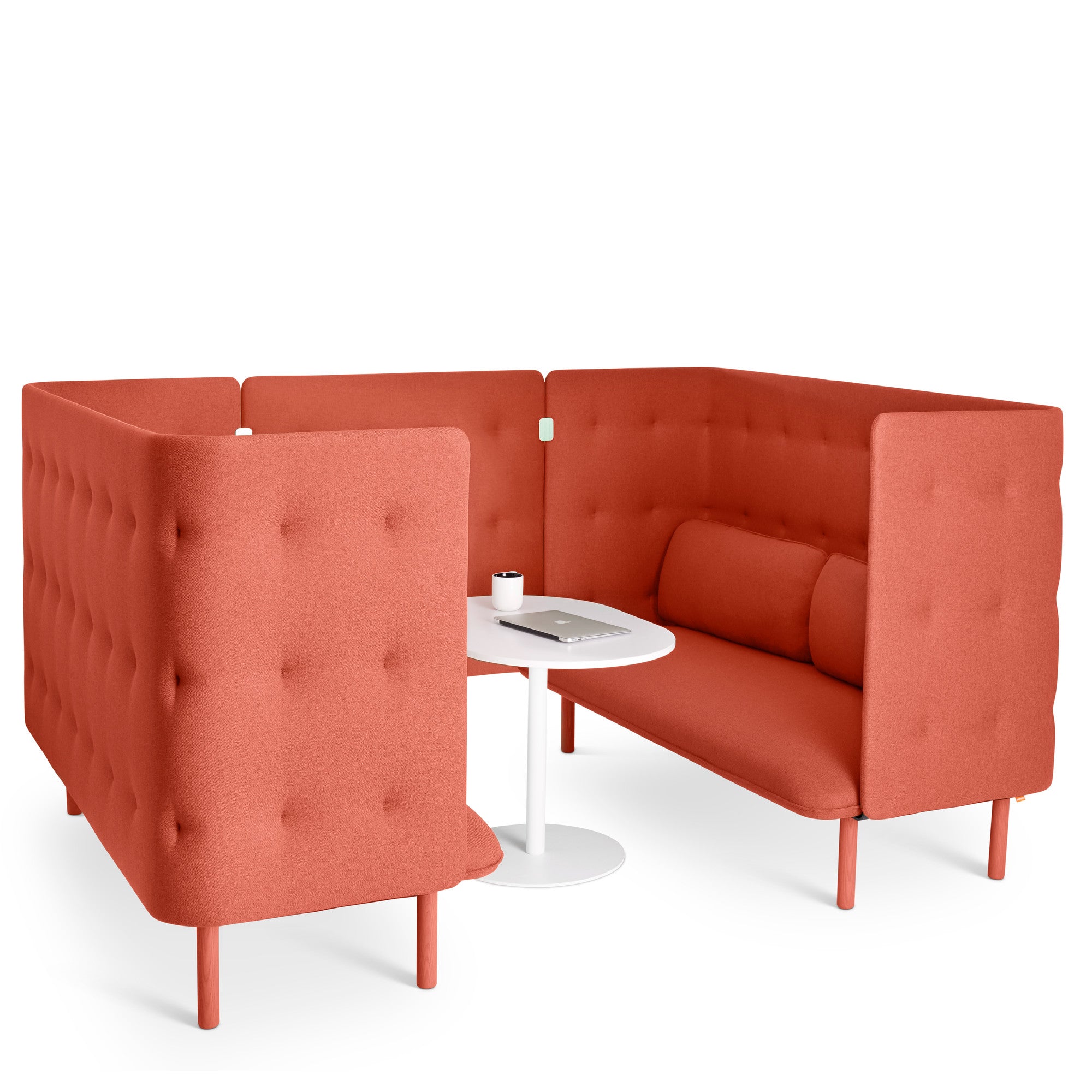 QT Privacy Lounge Sofa Booth - Comfortable Secluded Seating for Home, Office & Waiting Areas - Perfect for Relaxation, Reading & Private Conversations