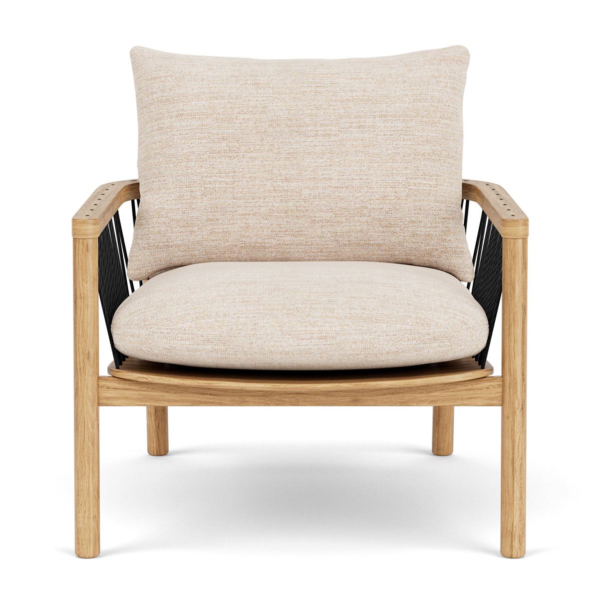 Enzo Fabric Armchair - Modern Upholstered Accent Chair for Living Room, Bedroom & Office - Comfortable Lounge Chair with Sturdy Wooden Legs - Perfect for Relaxing, Reading & Decorating