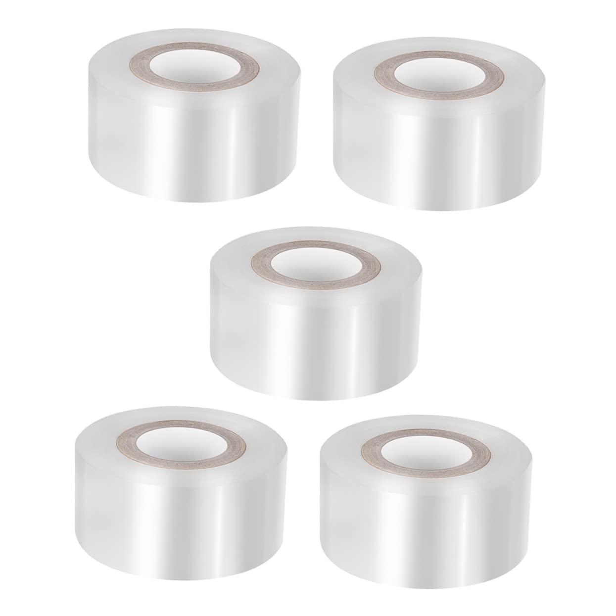 5 Rolls Clear & White Tree Grafting Tape - Professional Grafting Film, Floristry Tape & Pruning Tape for Plants, Fruit Trees - Ideal for Garden Grafting, Plant Repair & Hotfix Tool Applications - Perfect for DIY Gardening, Orchard Maintenance & Plant Care