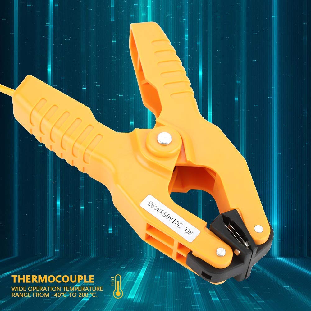 High Accuracy K-Type Thermocouple Pipe Clamp Probe - 1-3/8