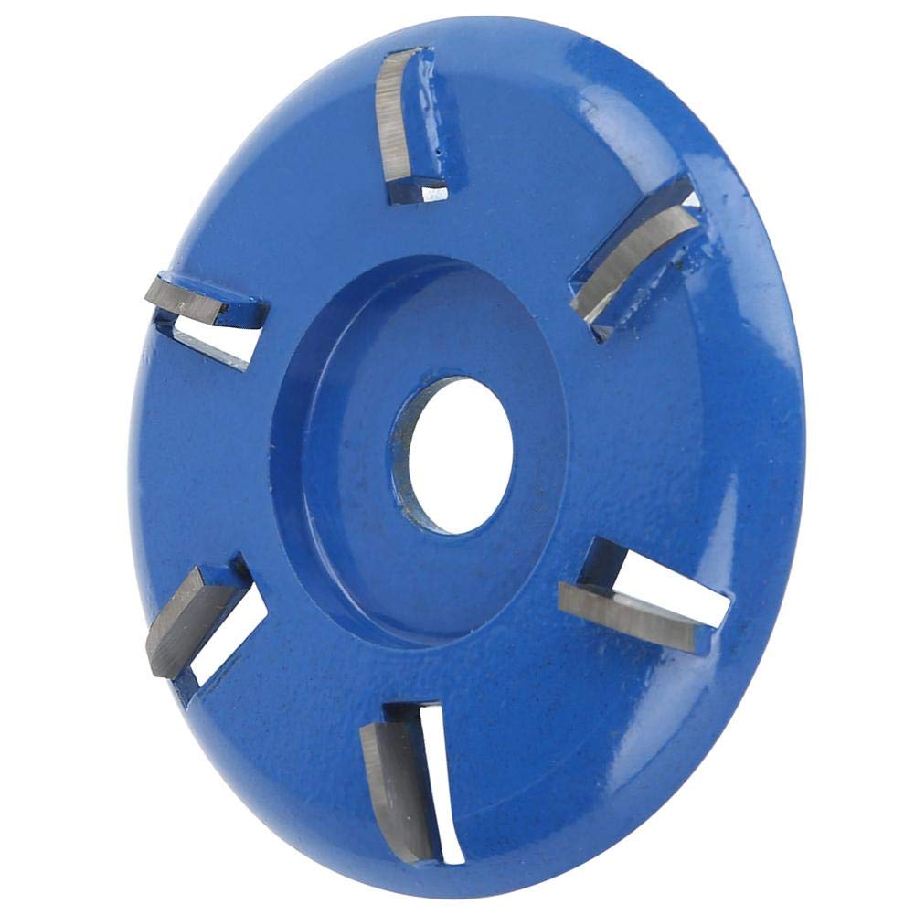 6-Teeth Steel Wood Carving Disc - Woodworking Milling Cutter for Angle Grinder, Saw Blade for Softwood Polishing (Arc Blade) | Perfect for DIY Wood Projects, Furniture Making & Craft Carving