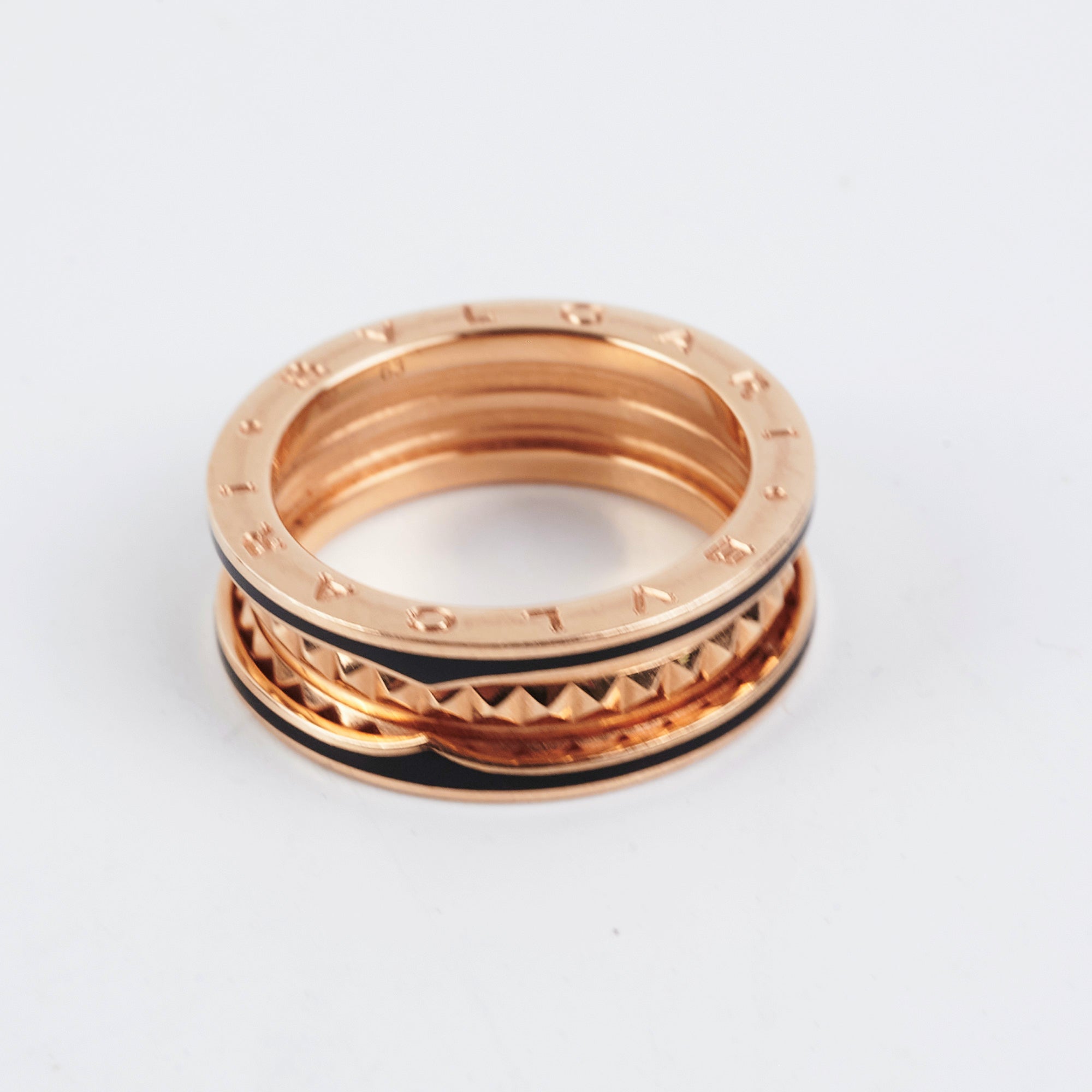 Bvlgari B.Zero1 Ring in 18K Rose Gold - Size 63 (US 9.5) | Luxury Italian Jewelry for Women, Gift for Anniversary & Special Occasions