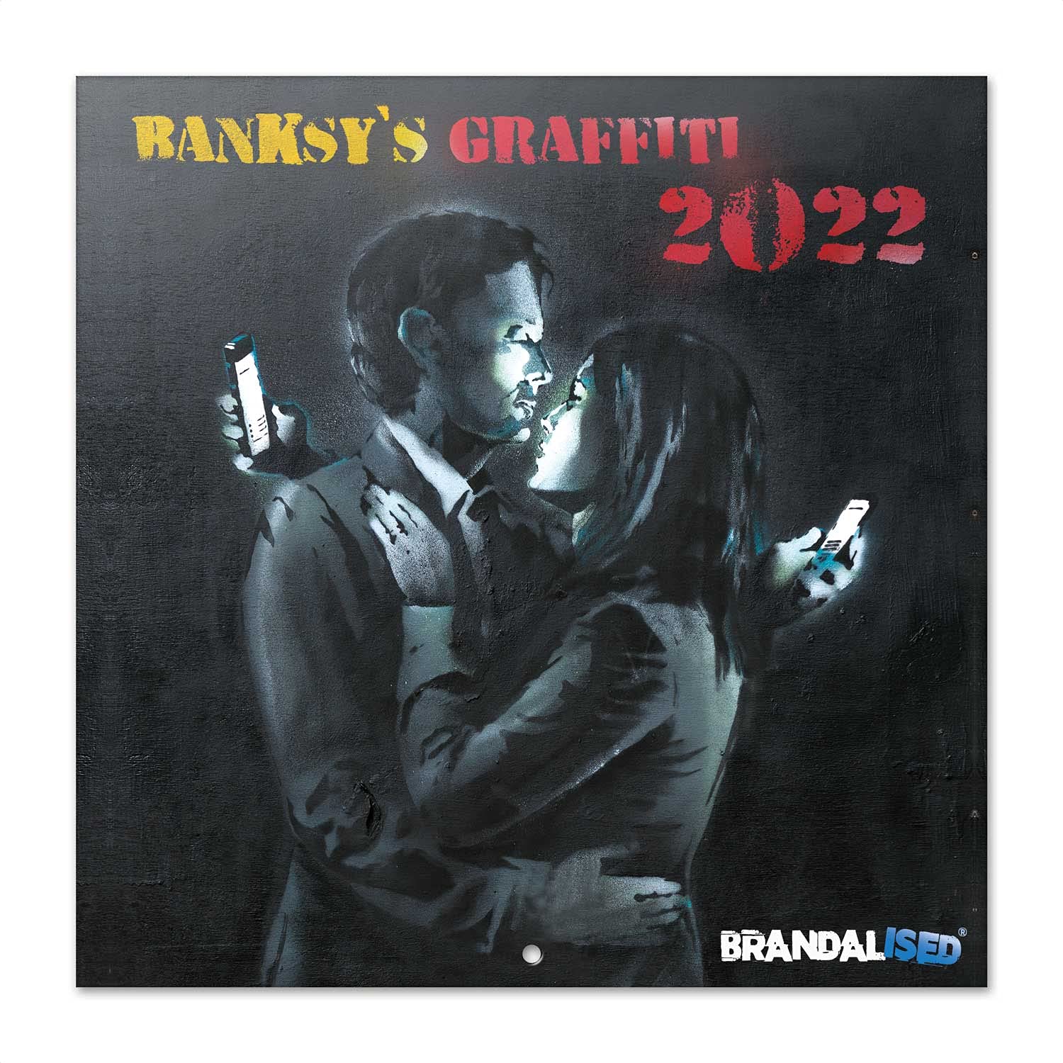 Grupo Erik: Official Brandalised 2022 Wall Calendar - 12' x 12' Square Family Calendar with Banksy Street Art Designs | Perfect for Home, Office & Gift Giving