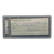 Authentic Maurice Richard Signed Montreal Canadiens Bank Check #92 - PSA/DNA Certified Hockey Memorabilia for Collectors & Sports Fans - Perfect for Display, Investment & Gift Giving