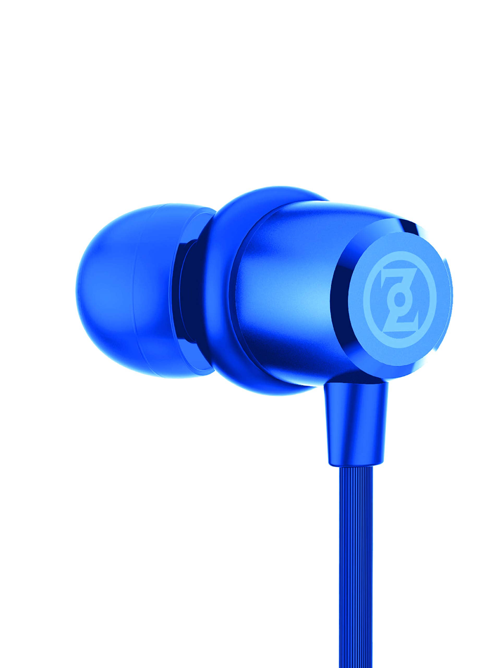 OontZ BudZ Wireless Bluetooth Earbuds - IPX7 Waterproof, Deep Bass Noise Cancelling Headphones with Mic, 8H Playtime for Running, Gym & Workouts (Blue)