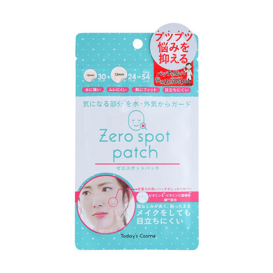 TODAY'S COSME Zero Spot Acne Patch (54 Count) - Fast-Acting Pimple Treatment for Overnight Clear Skin | Perfect for Travel & Daily Skincare Routine