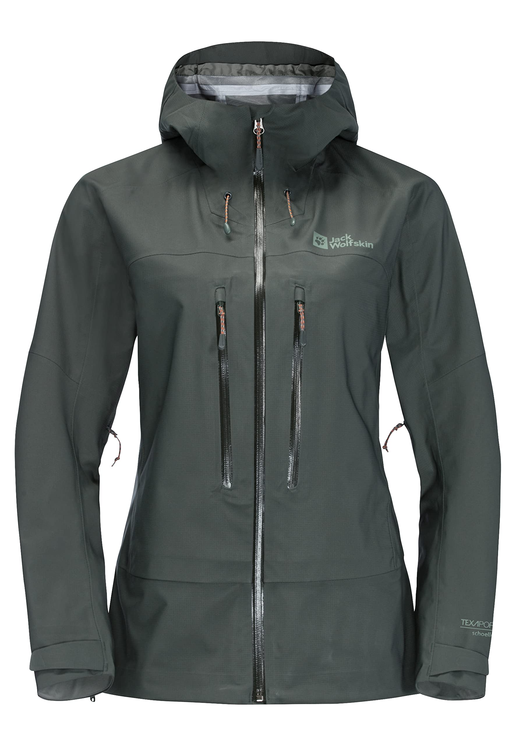 Jack Wolfskin Women's Jacket - Waterproof, Windproof & Breathable Outdoor Coat for Hiking, Camping & Travel