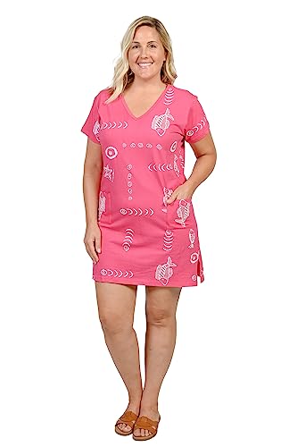 Fuscia Vneck