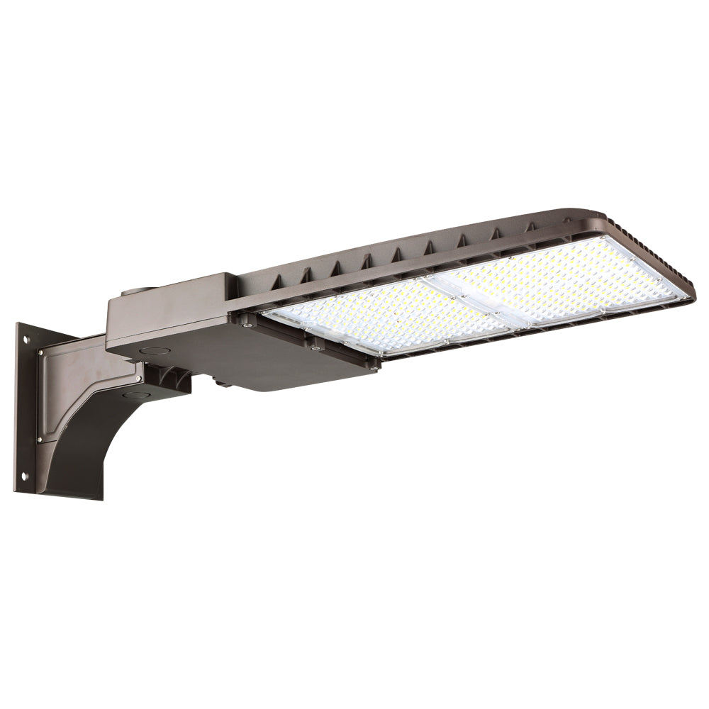 Konlite LED Outdoor Area Light 300W Type III - 40,500 Lumens 4000K 120-277V (Equivalent to 1000W Metal Halide) - Perfect for Parking Lots, Warehouses & Commercial Outdoor Lighting