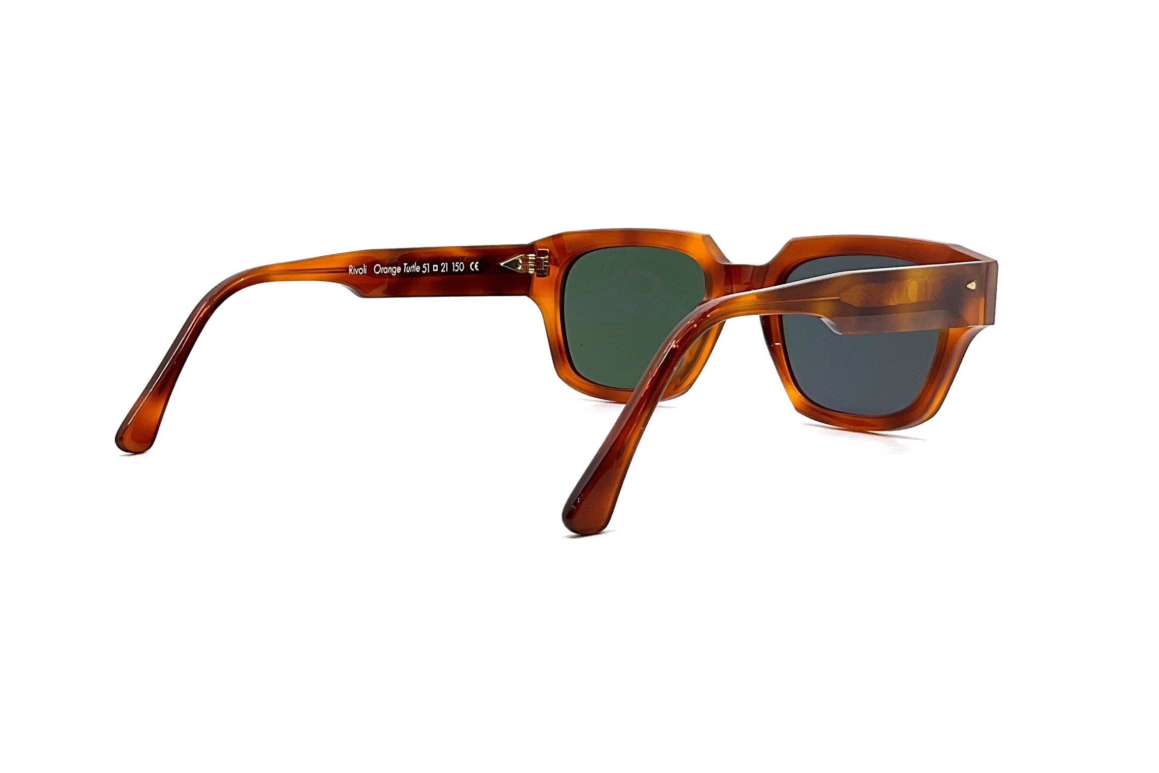 Ahlem Rivoli Sunglasses - Orange Tortoise Frame UV Protection Polarized Lenses for Women - Perfect for Beach, Driving & Outdoor Activities