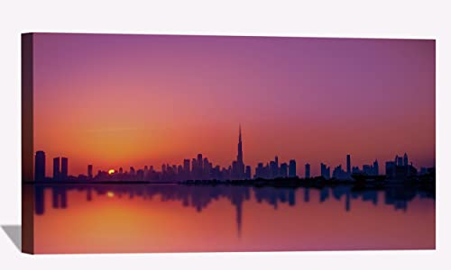 Dubai City Silhouette 5k Xl