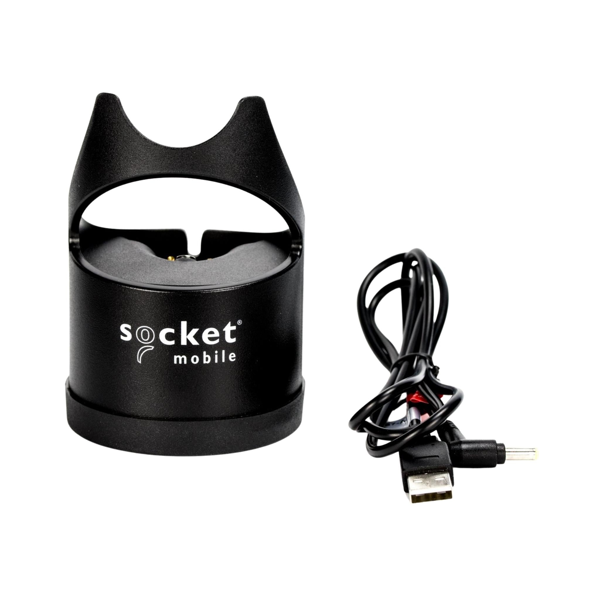 Socket Mobile S700 Series Wireless Charging Dock - Fast Qi-Compatible Charger for iPhone, Samsung & More - Perfect for Home, Office & Travel