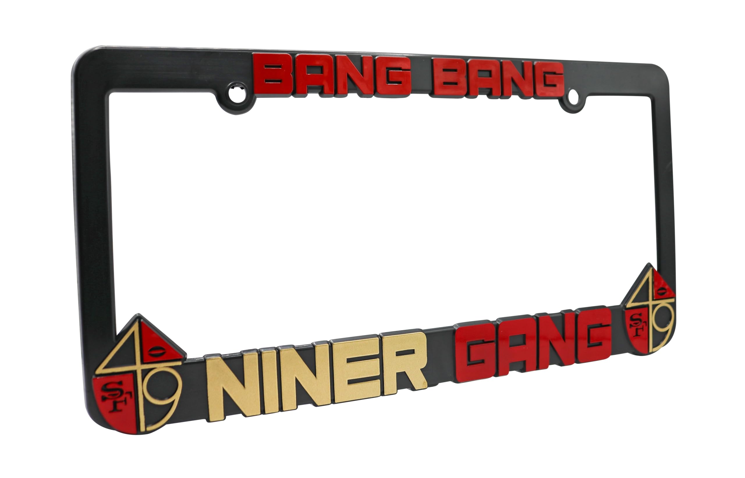 3D San Francisco License Plate Frame - Universal ABS Cover for Car, Truck & SUV - Auto Accessories for Road Trips