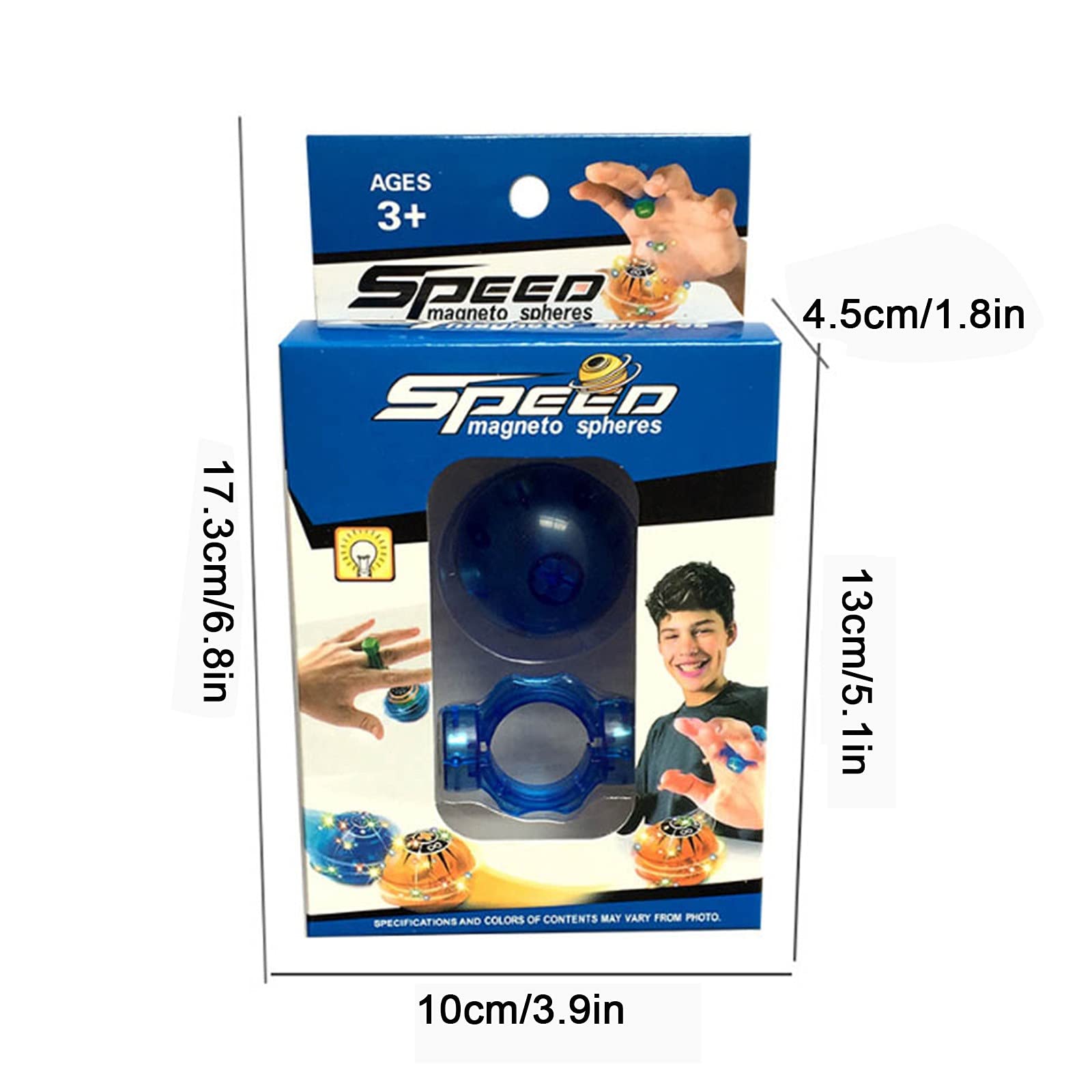 Fidget Toys Speed Magneto Spheres - Magnetic Fidget Spinner for Stress Relief, Connects & Separates - Perfect for ADHD, Anxiety & Office Focus