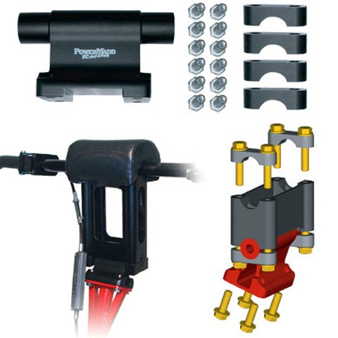 PowerMadd Handlebar Riser Block Kit - Compatible with Arctic Cat UTV, Snowmobile & ATV - Adjustable Height for Comfortable Riding - Perfect for Off-Road Adventures & Winter Sports