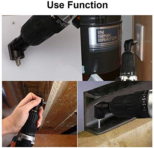 4-Piece Power Drill Socket Adapter Set - 1/4