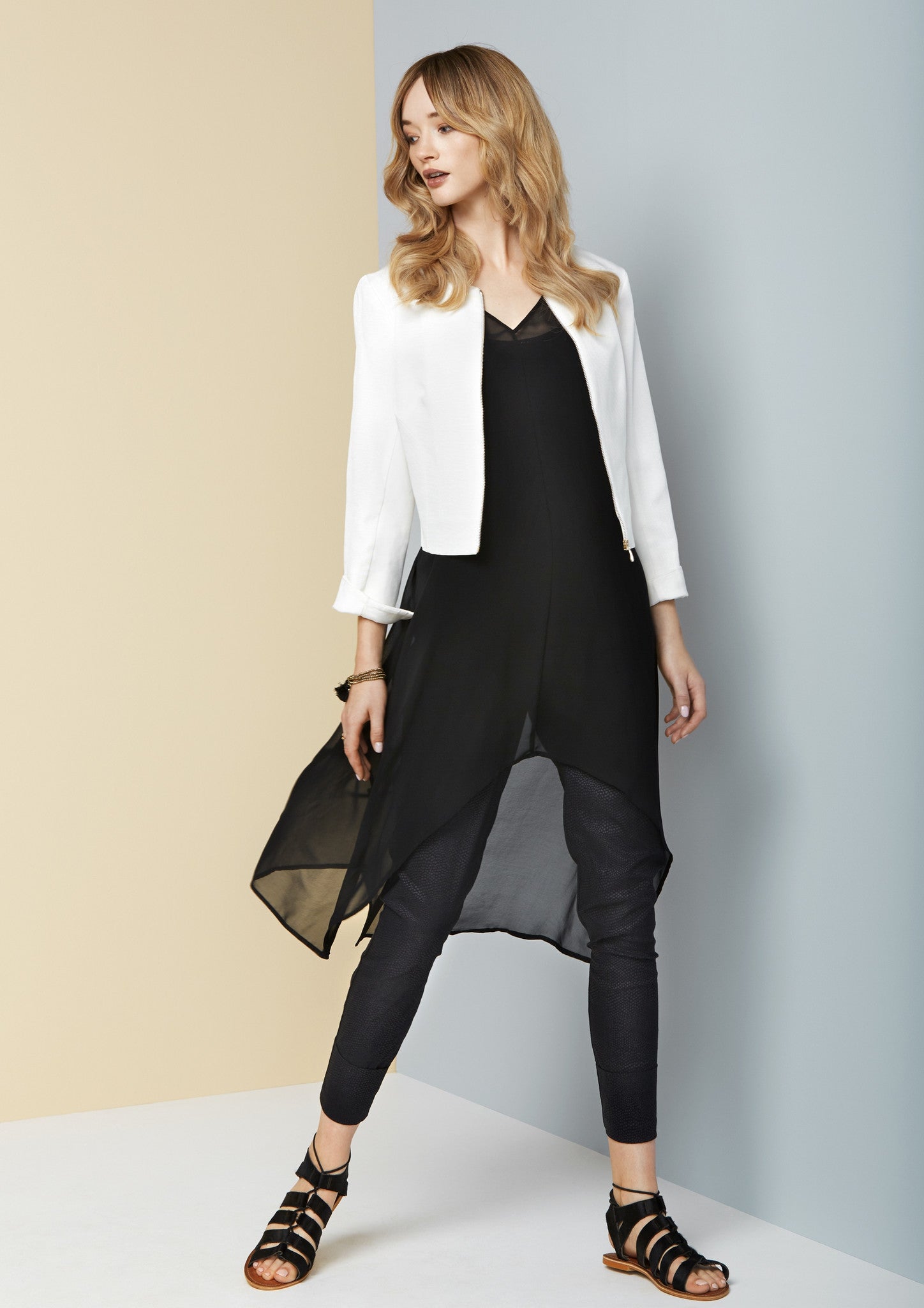 Dot Scene Printed Pants for Women - Stylish Black High Waisted Trousers for Casual Wear, Office, and Night Out