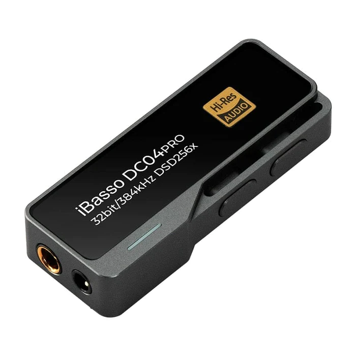 iBasso DC04PRO Portable USB DAC Headphone Amplifier - High Resolution Audio for iPhone, Android, PC - Perfect for Music Lovers, Audiophiles & Gaming