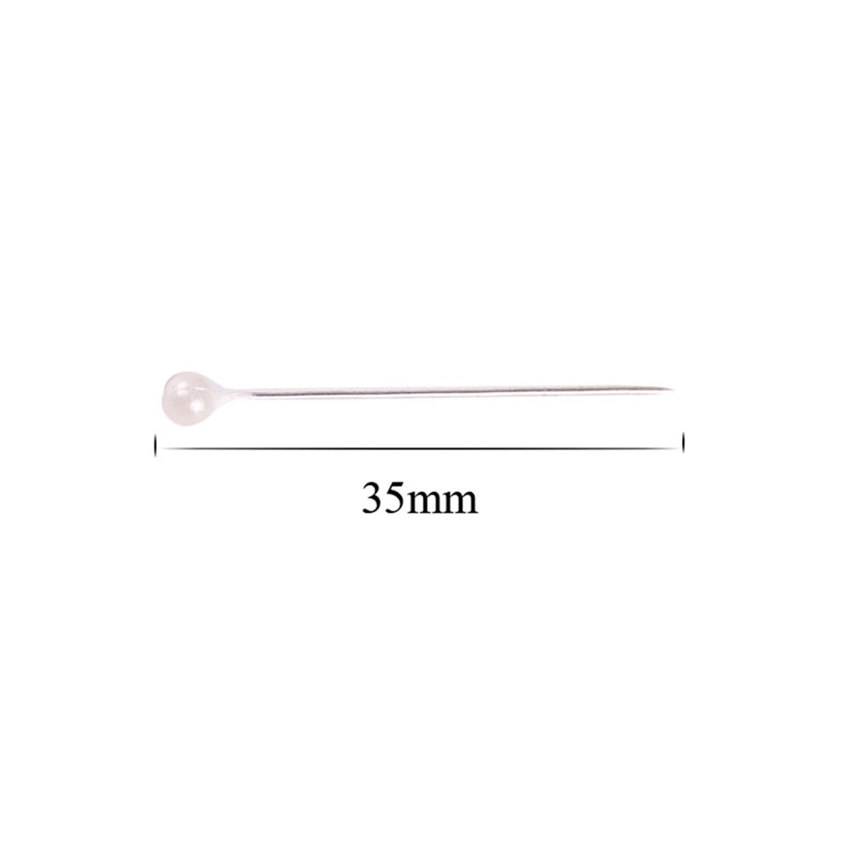 100pcs Pearl Head Straight Pins - Quilting, Sewing & Boutonniere Supplies - Decorative Push Pins for Fabric, Crafts & DIY Projects - Perfect for Wedding Decor, Scrapbooking & Quilling
