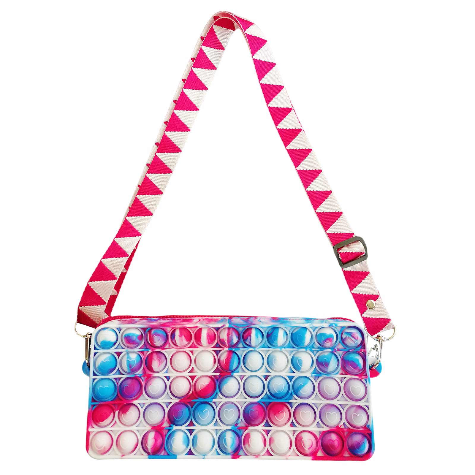 Umogy Pop Purse for Girls & Women - Sensory Fidget Toy Crossbody Handbag, Small Pop Bag for Stress Relief & Anxiety - Perfect for School, Travel, and Everyday Use