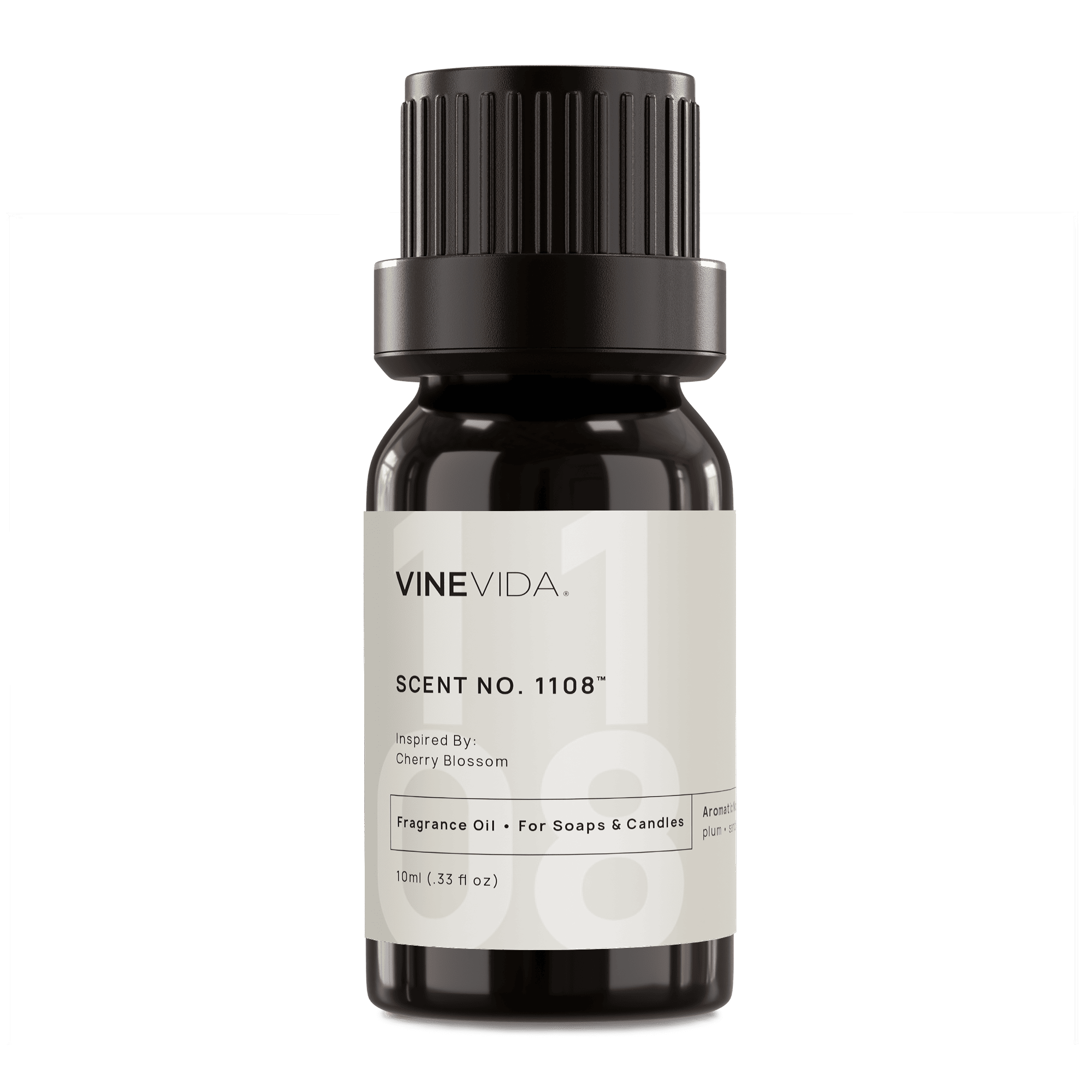 NO. 1108 Cherry Blossom Fragrance Oil for Soap Making & Candle Making - Inspired by Bath & Body Works - Perfect for DIY Home Spa, Aromatherapy & Gift Sets