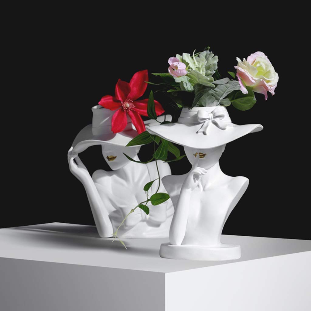 Modern Ceramic Table Centerpiece Vases - Elegant Home Decor for Living Room, Cafe & Office - Perfect Gift for Housewarming, Wedding & Special Occasions