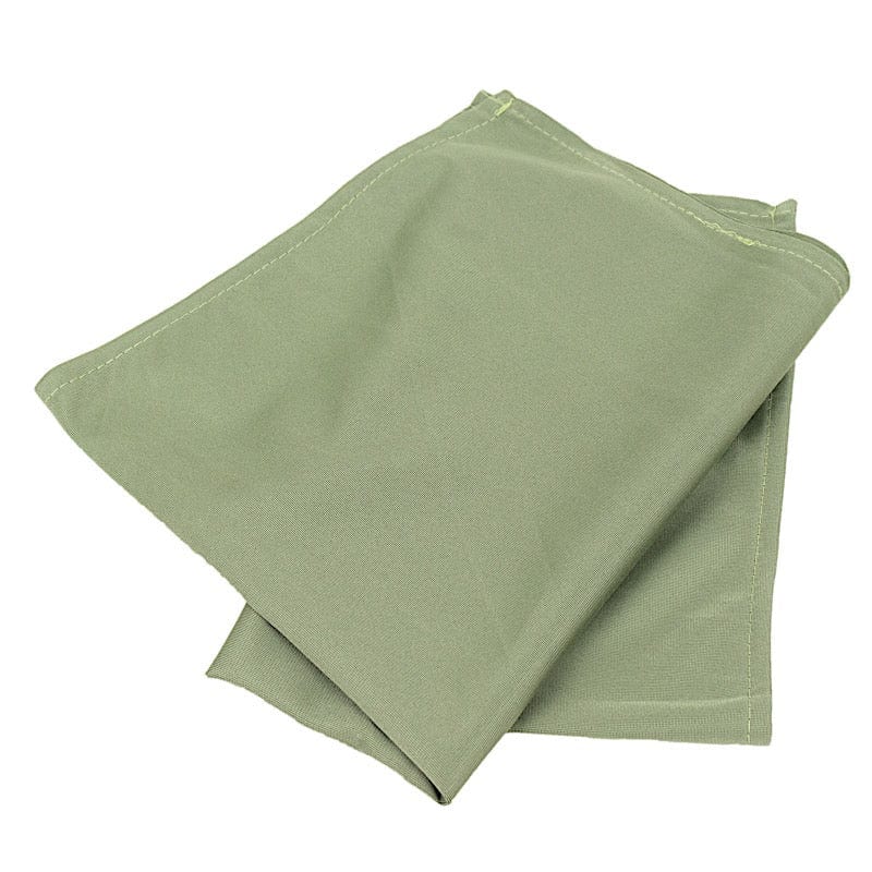 5 Premium 20x20 Inch Scuba Polyester Dinner Napkins - Soft & Absorbent for Fine Dining, Weddings & Formal Events