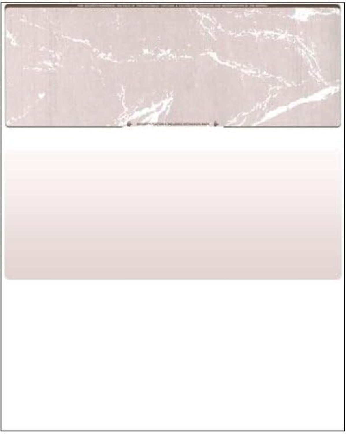 Compuchecks Check on Top Blank Check Paper - 2500 Pack, QuickBooks & Laser Printer Compatible - Secure Business Checks with Voucher - 8.5