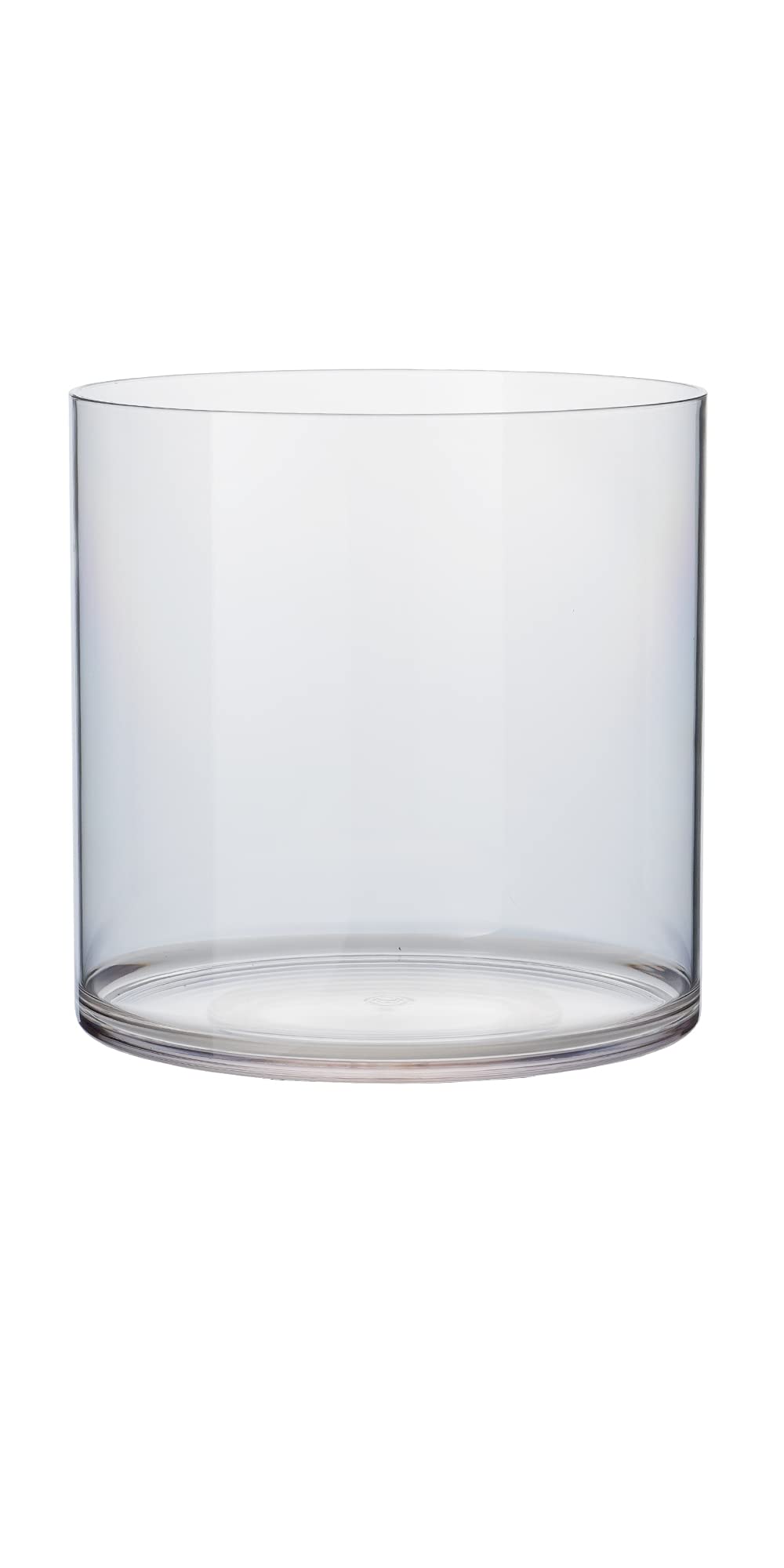 Unbreakable Polycarbonate Flower Vase - 13.8 Inch (35 cm) Large Modern Home Decor for Living Room, Wedding Centerpiece & Office Desk Decorations