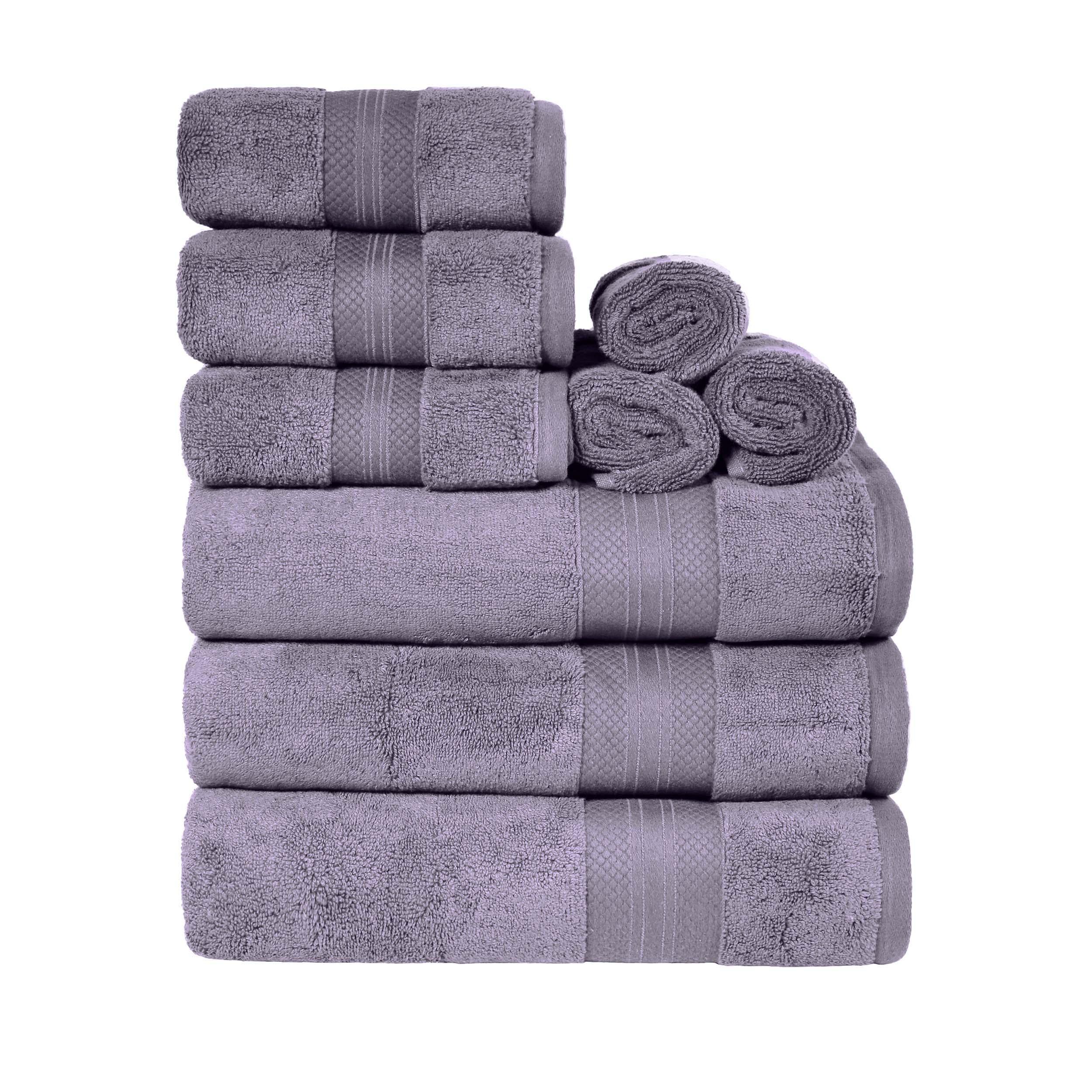 Premium 9-Piece Turkish Cotton Towel Set - Ultra Soft, Highly Absorbent Bath & Beach Towels for Spa, Pool, Gym & Luxury Home Use