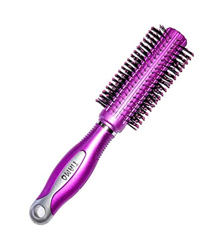 Stylish Pink Plastic Hairbrush for Smooth & Tangle-Free Hair - Perfect for Daily Use at Home, Travel & Salon Styling
