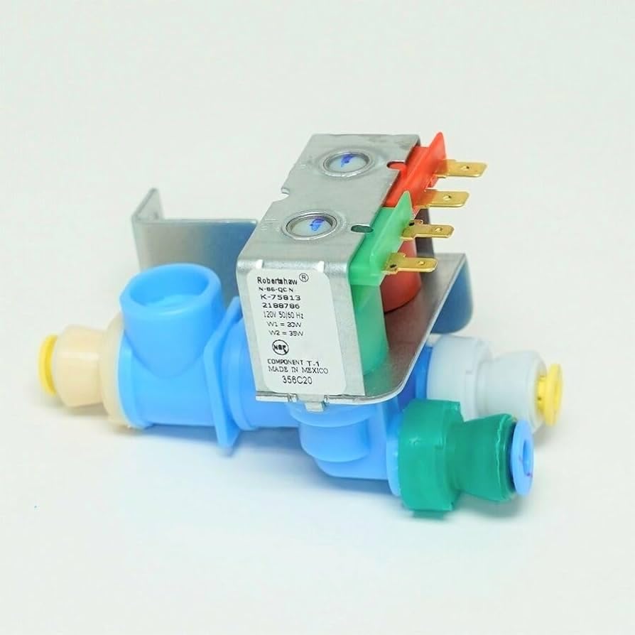 Part Supply House Refrigerator Water Inlet Valve Replacement - Compatible with Multiple Brands (Model 2188786) - Perfect for DIY Home Appliance Repair & Maintenance