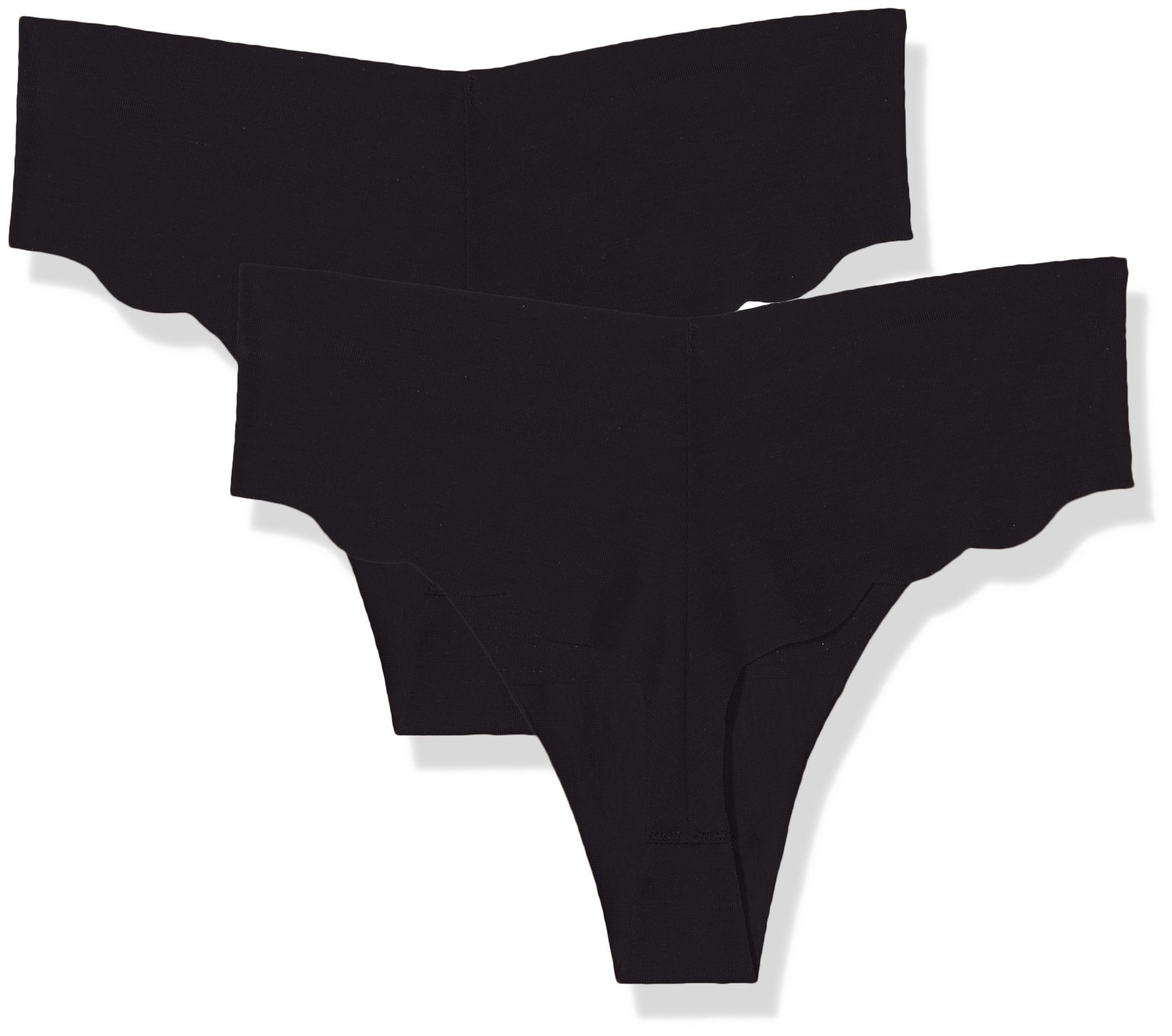 Sloggi Zero Modal Hipstring Briefs - 2 Pack Comfortable Thong Underwear for Women - Soft & Breathable Lingerie in Black - Perfect for Everyday Wear & Active Lifestyles