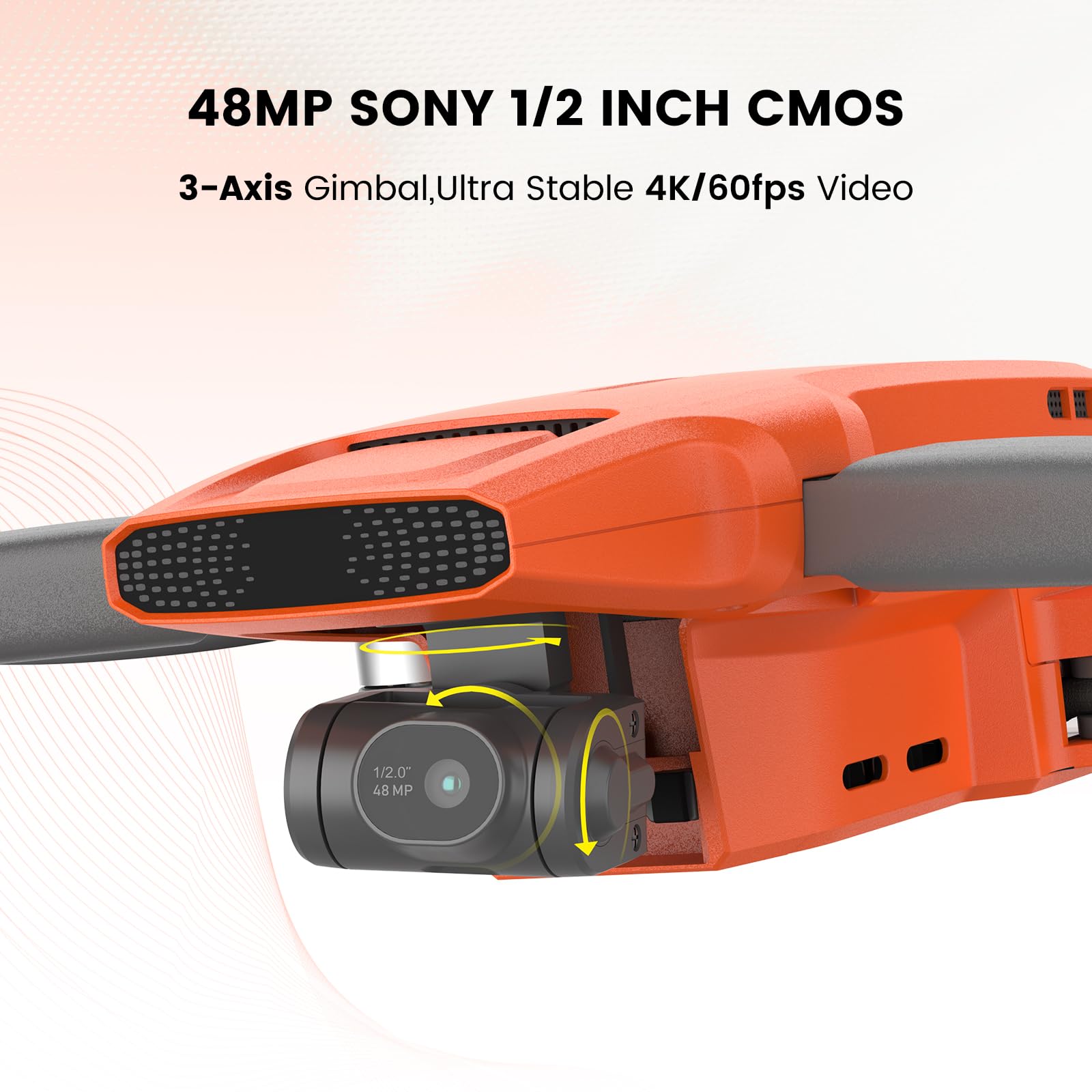 FIMI Mini 3 Drone with 3-Axis Gimbal 4K Camera - Under 249g, 4K/60FPS Video, 48MP Photo, 12X Zoom, 9KM Transmission, 32-Min Flight Time - Perfect for Aerial Photography, Travel Vlogging, and Outdoor Adventures