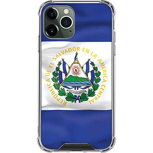 Skinit Clear Protective Phone Case for iPhone 12 Pro - El Salvador Flag Design | Slim Scratch-Resistant Cover | Perfect for Travel, Work & Everyday Use