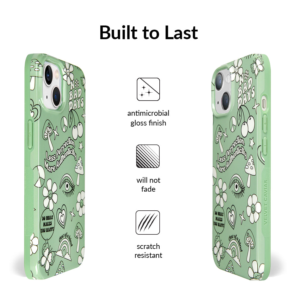 Premium Matcha Green Aesthetic iPhone Case - Trendy Protective Cover for iPhone 12/13/14/15 Pro Max - Perfect for Coffee Lovers & Matcha Enthusiasts - Great Gift for Tea Drinkers & Phone Accessory Fans