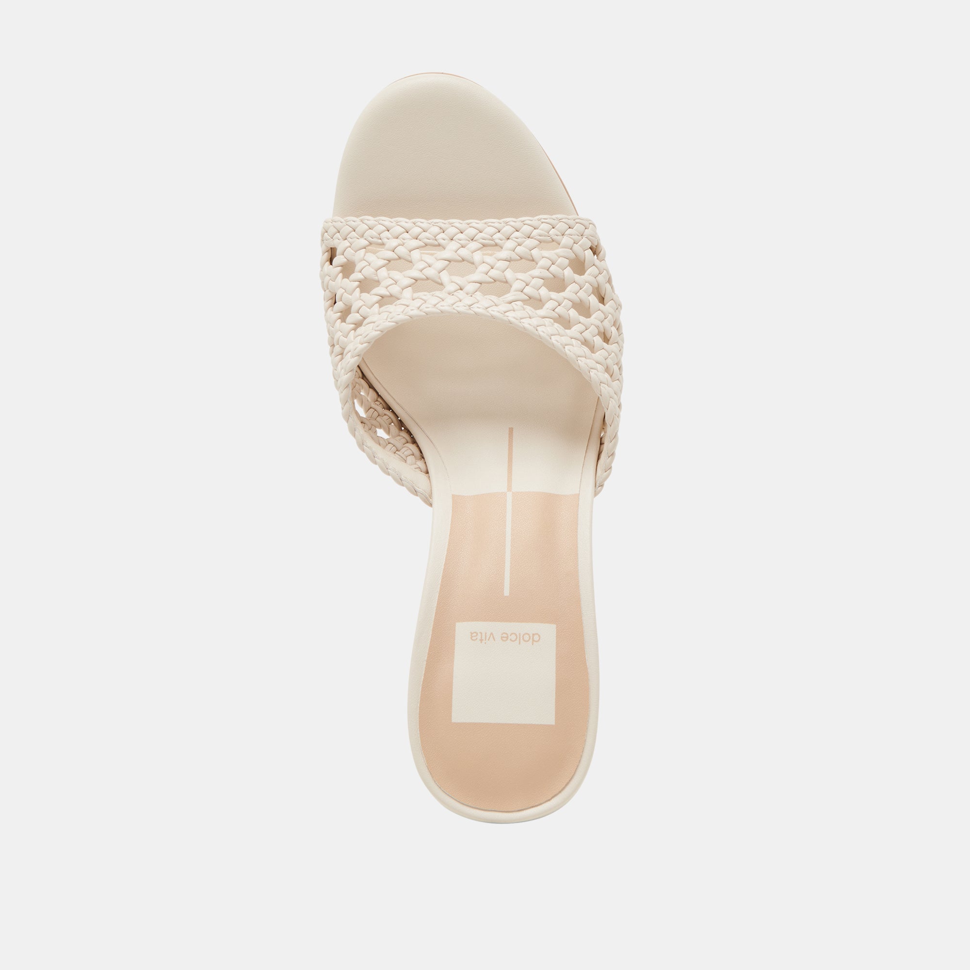 MARGOE Women's Creme Woven Stella High Heels - Elegant Dress Pumps for Parties, Weddings & Evening Events