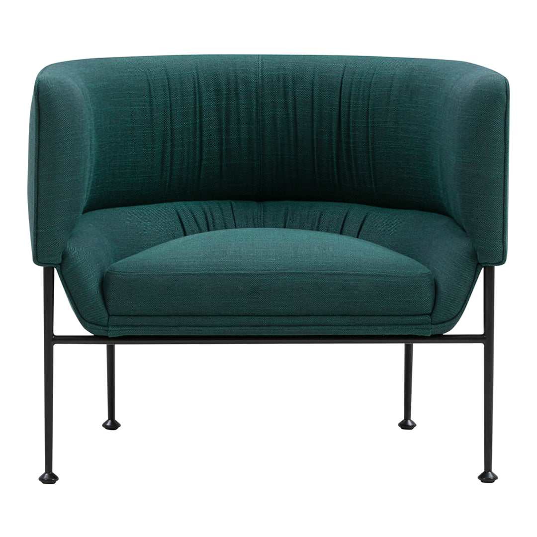 Modern Accent Chair - Mid Century Lounge Chair with Wooden Legs for Living Room, Bedroom, or Office - Comfortable Reading Chair with Soft Cushions and Ergonomic Design - Perfect for Relaxing, Napping, or Working from Home