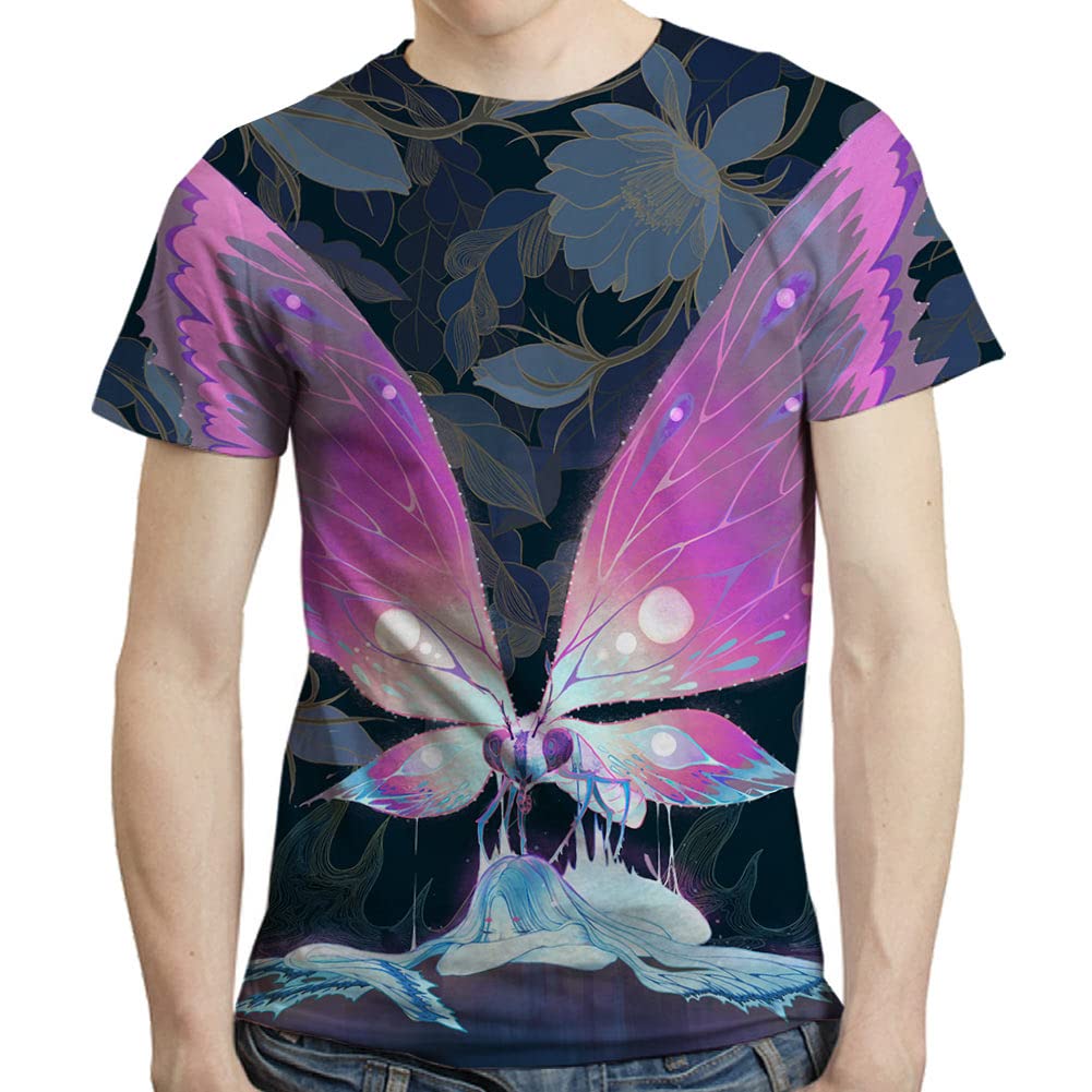 3D Printed Graphic T-Shirt for Men - Stylish & Comfortable Casual Tee - Sizes S to 3XL - Perfect for Streetwear, Gym & Everyday Wear