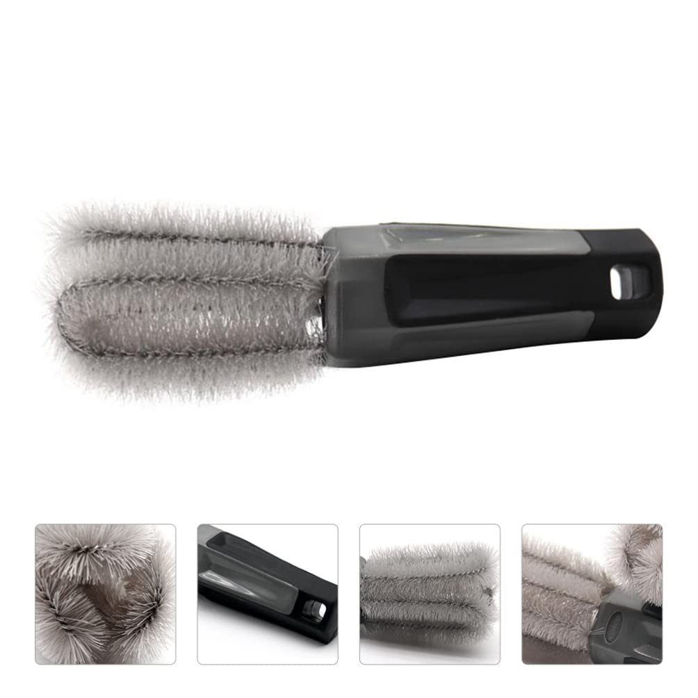 FAVOMOTO 2-Pack Hub Nut Brush & Wheel Cleaner - Bike & Car Detailing Kit for Tires, Rims & Wheels - Perfect for Bicycle Maintenance, Auto Wash & Deep Cleaning - Ideal for Cyclists, Car Enthusiasts & Detailing Professionals
