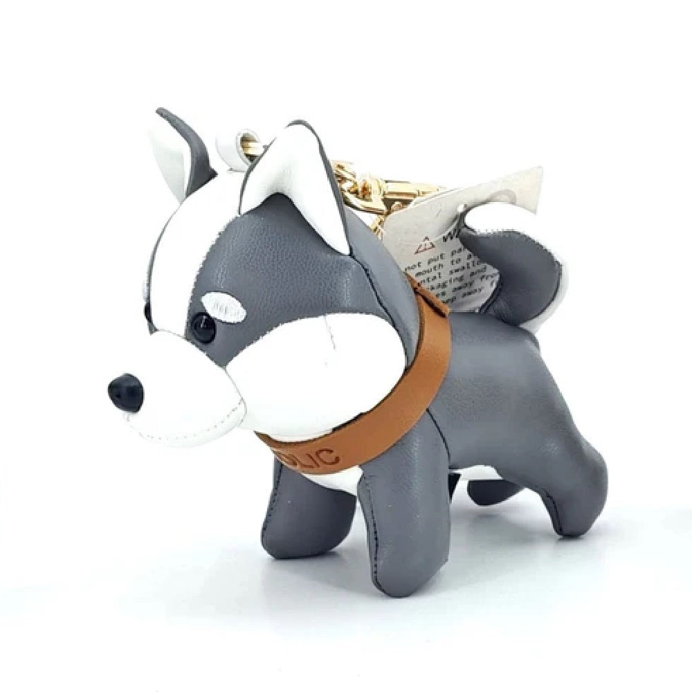 Authentic Husky Leather Charm - Handmade Dog Breed Pendant for Jewelry Making & DIY Crafts - Perfect for Necklaces, Bracelets, Keychains & Gifts