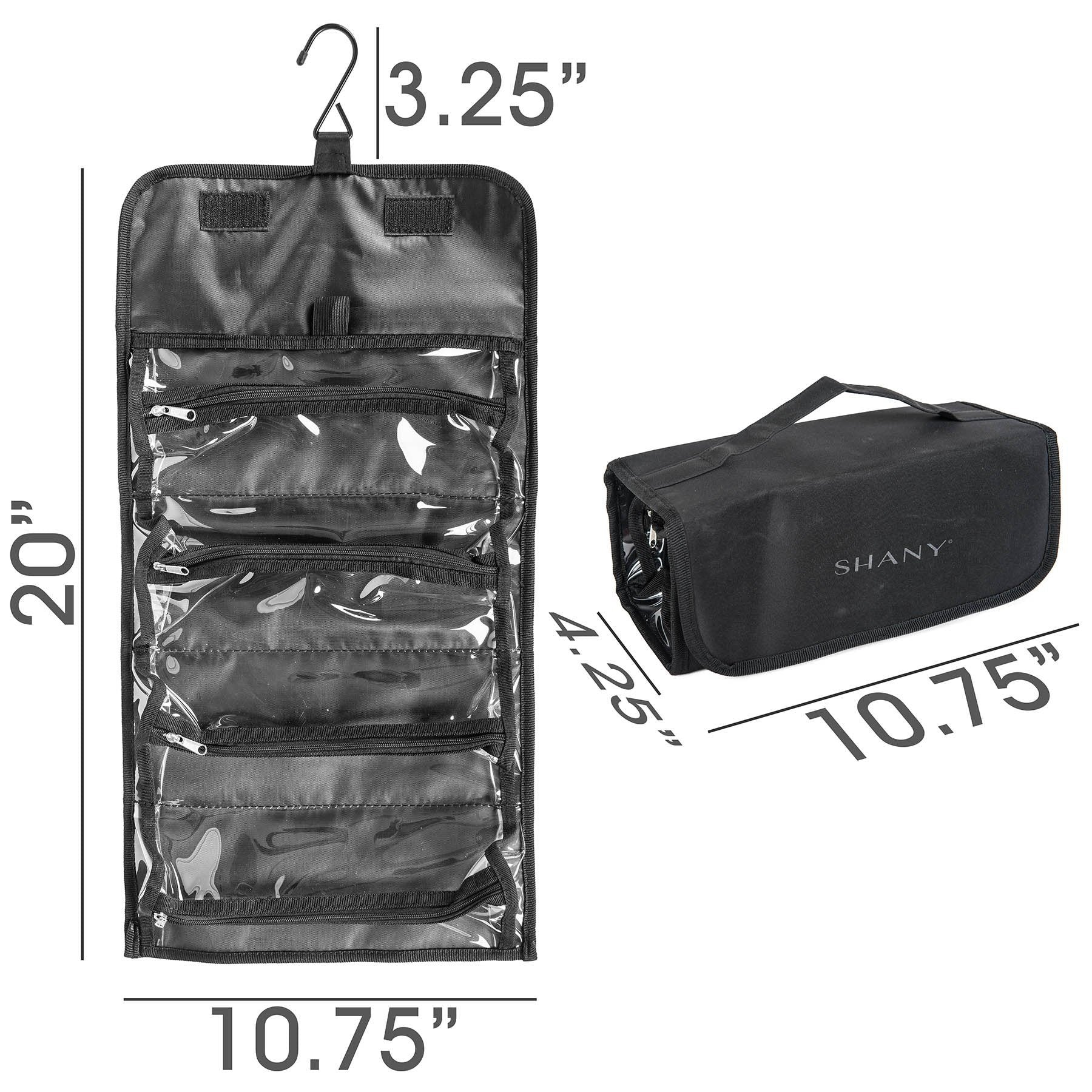Jet Setter Rolling Hanging Storage Bag - Travel & Home Organizer for Clothes, Shoes & Accessories | Perfect for Suitcases, Closets & Dorm Rooms