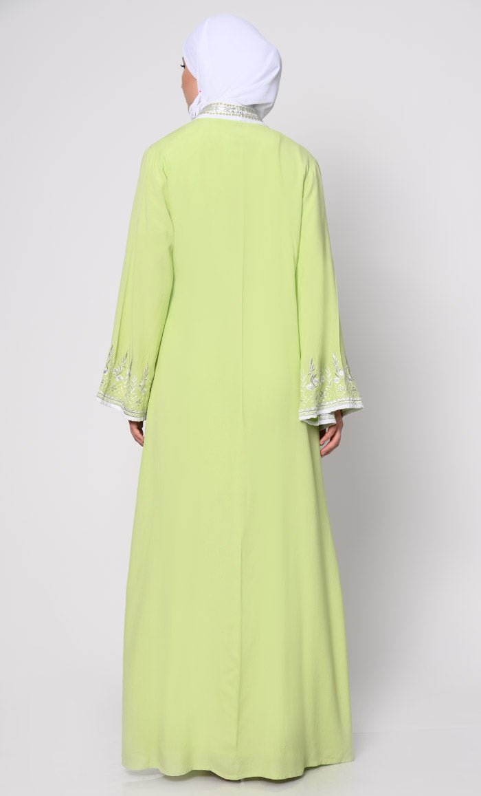Elegant Women's 2-Piece Embroidered Shrug and Inner Set - Perfect for Weddings, Parties & Special Occasions