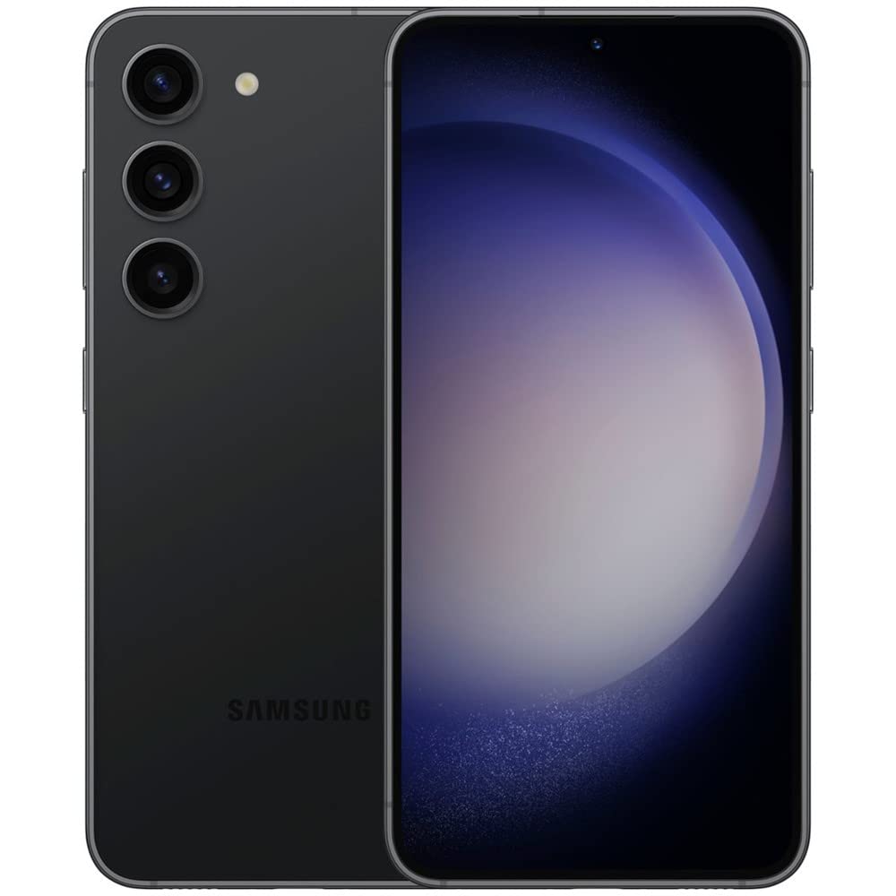SAMSUNG Galaxy S23 5G Unlocked Smartphone - 128GB Phantom Black (Renewed) | US Version | T-Mobile Compatible | Fast Charging & Long Battery Life for Work, Travel & Gaming