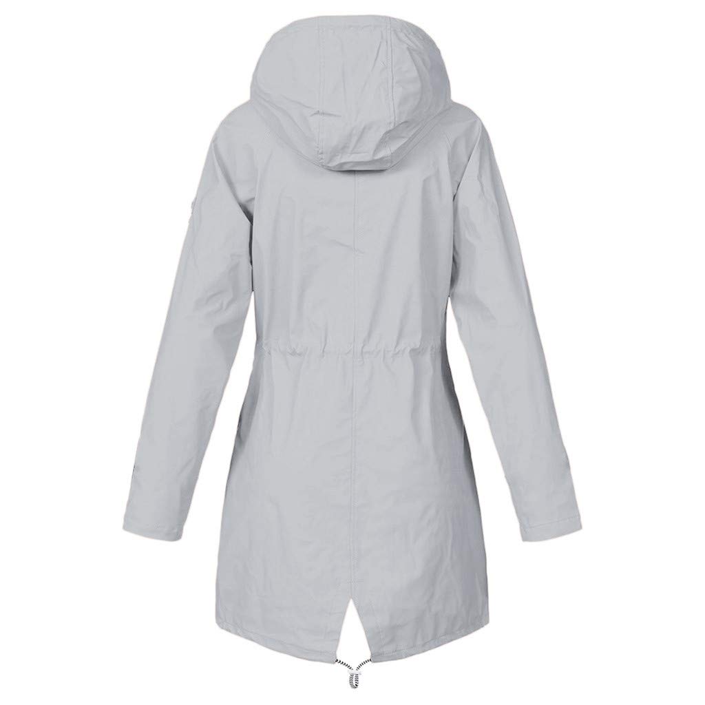 Waterproof Raincoat for Women - Plus Size Loose Fit Hooded Windproof Jacket for Outdoor Work & Fashion | Stay Dry in Rainy Weather & Commuting